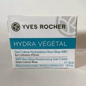 Yves Rocher Hydra Vegetal 48H Non stop moisturizing gel cream 1.6oz Boxed